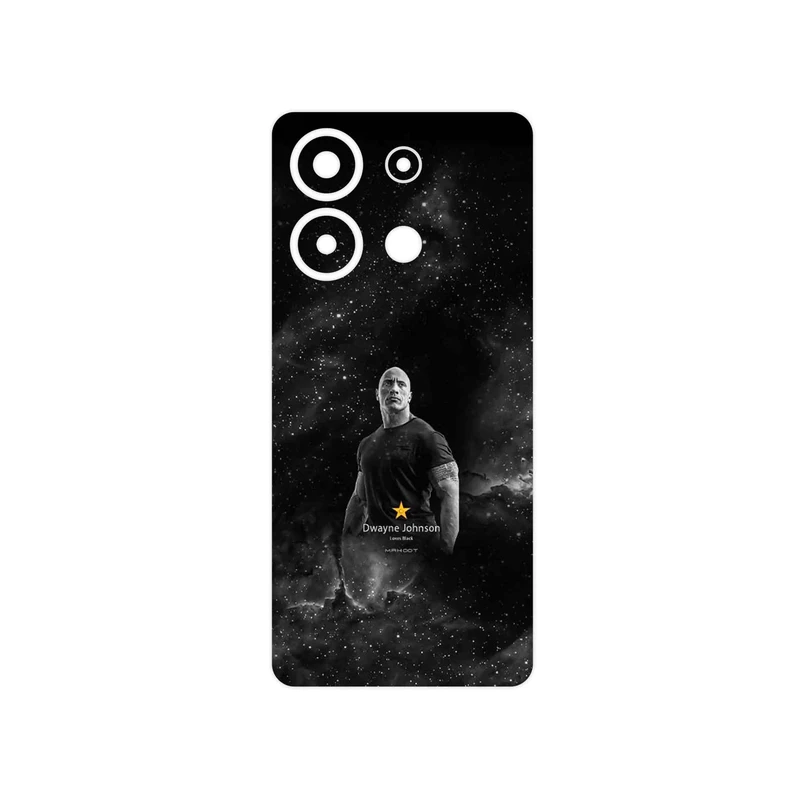برچسب پوششی ماهوت مدل Dwayne Johnson مناسب برای گوشی موبایل شیائومی Redmi Note 13 4G