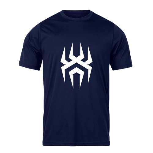 تی شرت آستین کوتاه مردانه رانژ مدل  گیمینگ طرح اسپایدرمن کد 08 رنگ سرمه‌ای