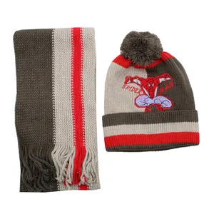 ست کلاه و شال گردن بافتنی پسرانه طرح مرد عنکبوتی مدل KSH-010