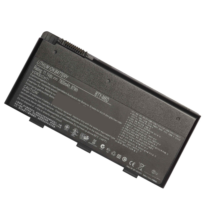 باتری لپ تاپ 9 سلولی مدل BTY-M6D مناسب برای لپ تاپ ام اس آی MSI GT780R 