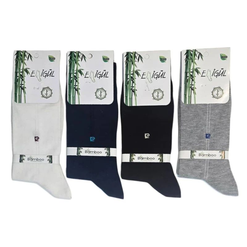 جوراب ساق بلند مردانه مدل BMBPC03 مجموعه 4 عددی 