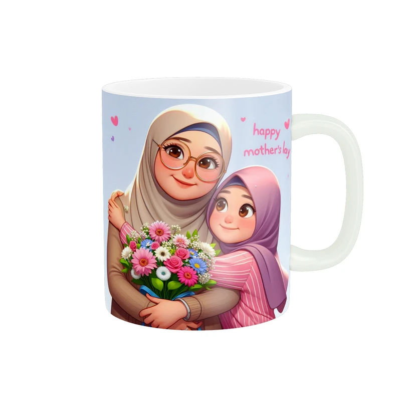 ماگ پادآفرین مدل روز مادر روز زن طرح روز مادر مبارک کد p2756