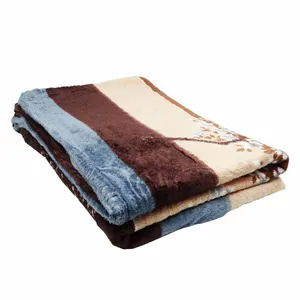 پتو مسافرتی سنفیلا طرح درخت بهاری کد 14 سایز  220X180 سانتی متر