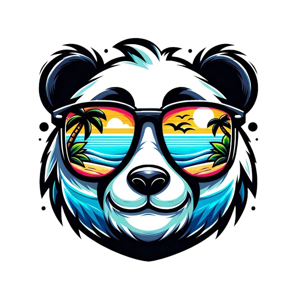 استیکر پارچه و لباس پاد آفرین طرح خرسی کد 1908