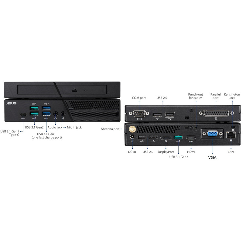 کامپیوتر کوچک ایسوس مدل PB60 i3 -C