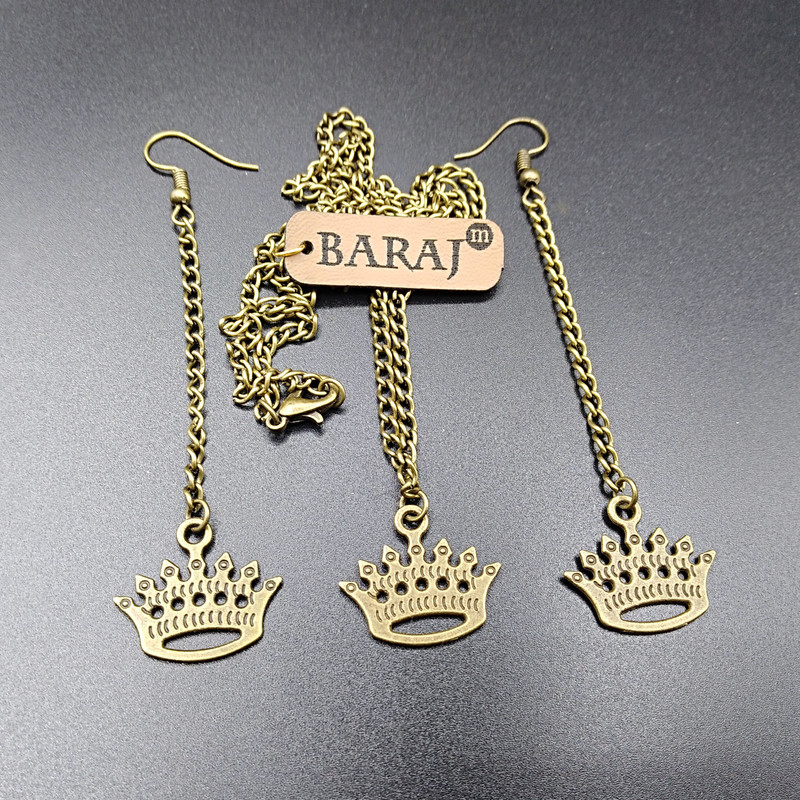 نیم ست زنانه باراج من مدل تاج پهن کد SS-TJ