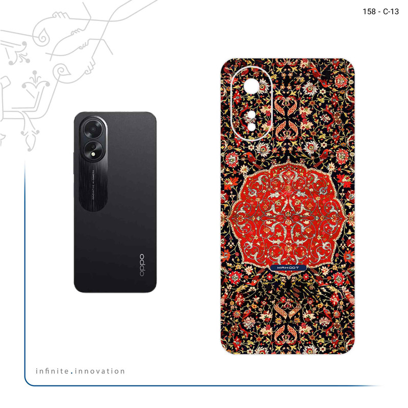 برچسب پوششی ماهوت مدل Persian_Carpet_Red مناسب برای گوشی موبایل اپو A38