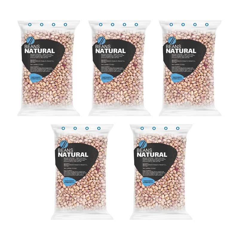 لوبیا چیتی نچرال - 500 گرم بسته 5 عددی 