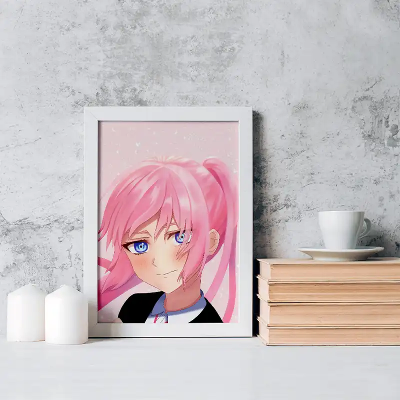 تابلو خندالو مدل شیکیموری سان انیمه شیکیموری کد 15888