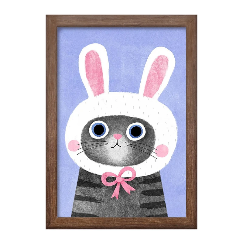 تابلو خندالو طرح گربه  کد 5201