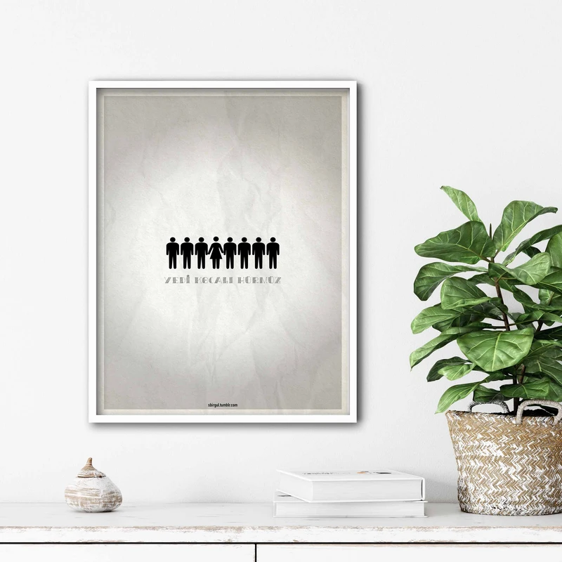 تابلو آتریسا طرح پوستر فیلم Yedi Kocalı Hürmüz مدل ATm403