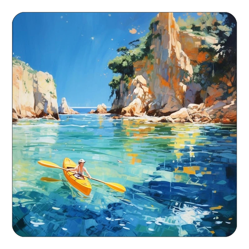 مگنت کاکتی طرح نقاشی رنگ روغن مدل mp70571