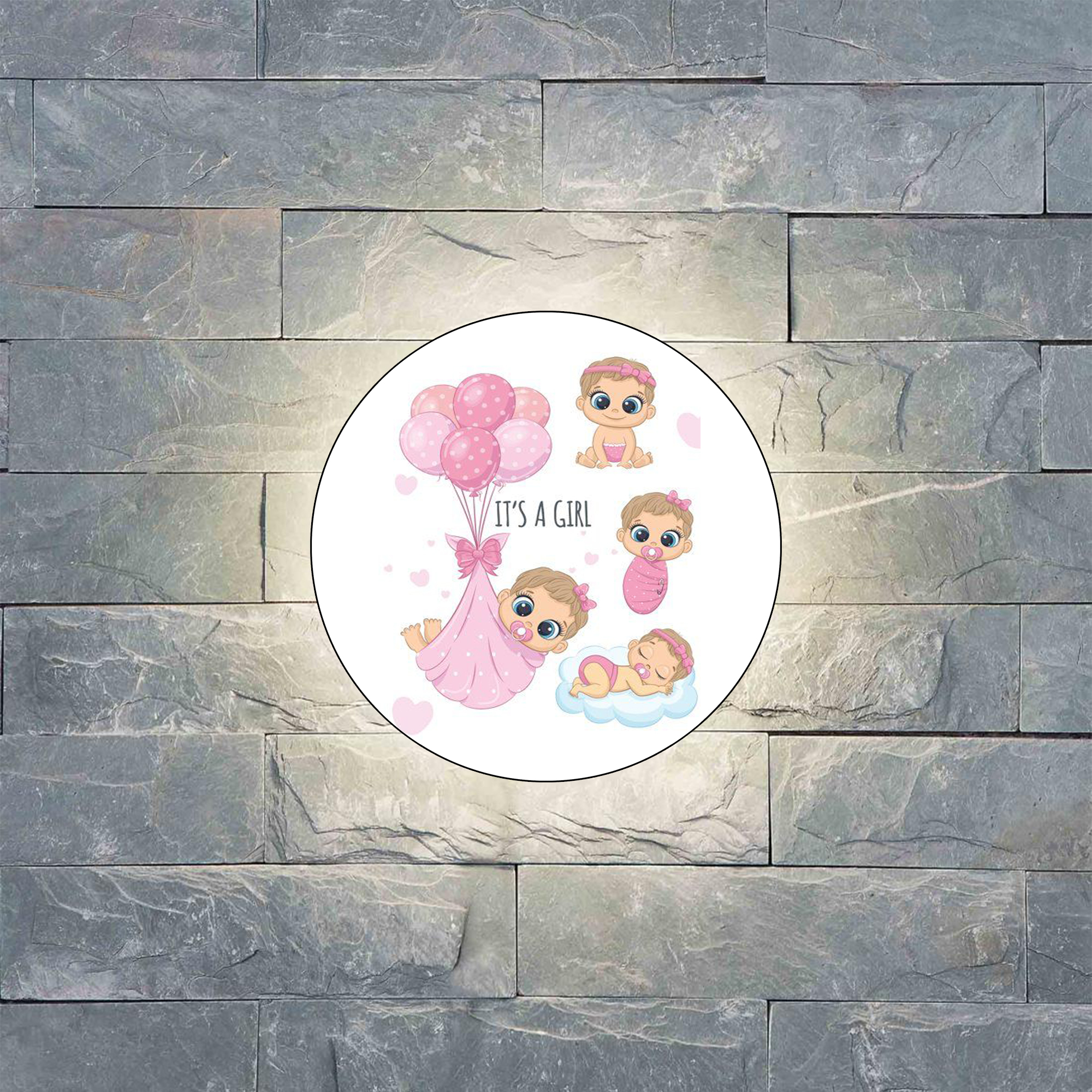 چراغ خواب اتاق کودک مدل فانتزی دیواری دخترانه کد330