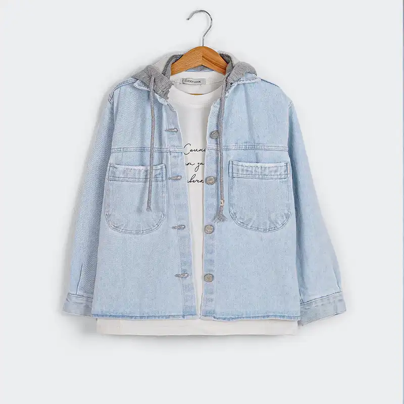 کت دخترانه مدل جین اسپرت