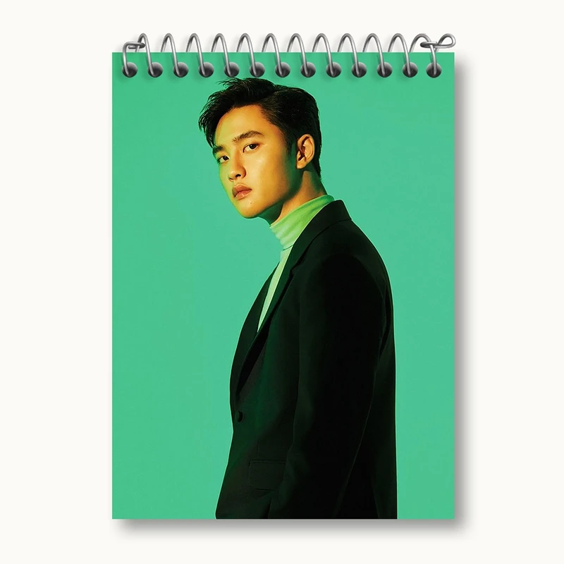 دفتر یادداشت 50 برگ خندالو مدل کیونگسو گروه اکسو EXO کد 16814