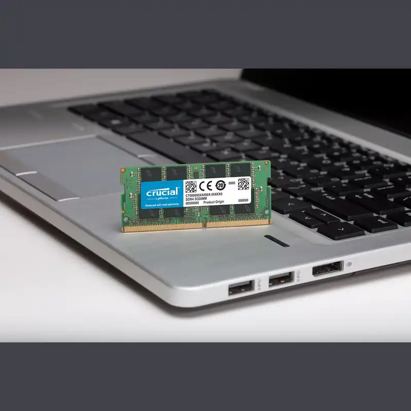 رم لپ تاپ DDR4 دو کاناله 2666 مگاهرتز CL19 کروشیال ظرفیت 32 گیگابایت