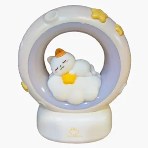 چراغ خواب کودک مدل گربه و ماه