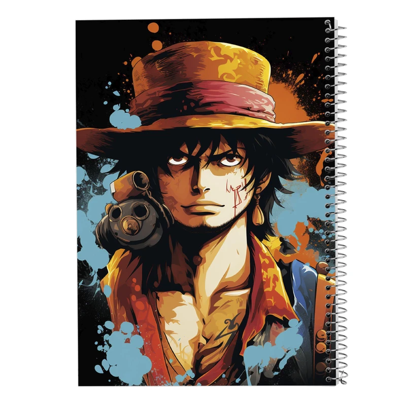 دفتر ژورنال نویسی 50 برگ مدوپد مدل نقطه ای طرح وان پیس One Piece کد DF11636