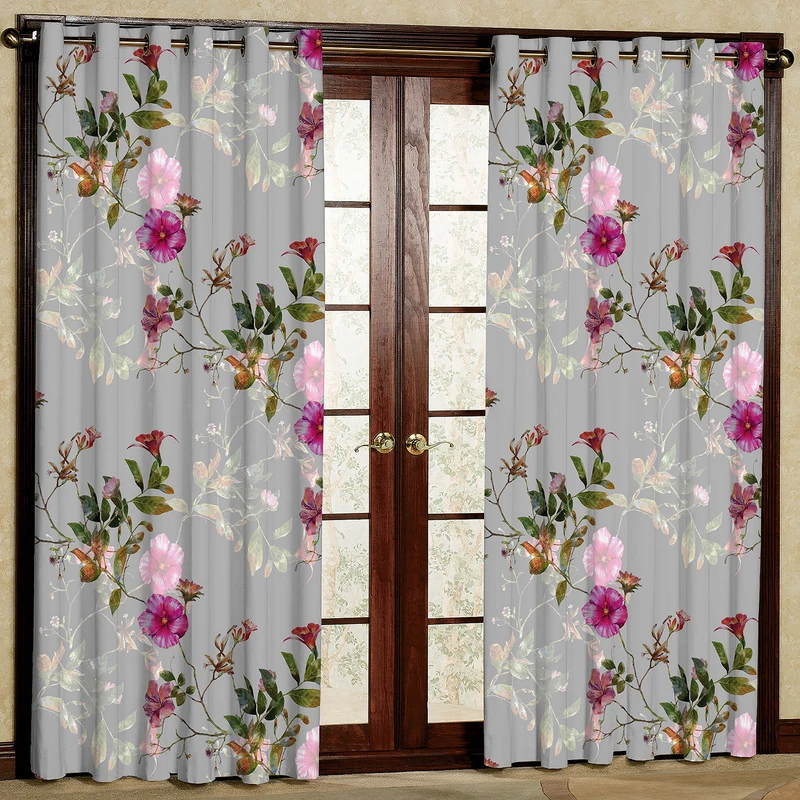 پرده مدل شکوفه مخمل پانچی کد 1133 سایز 200x140 سانتی متر