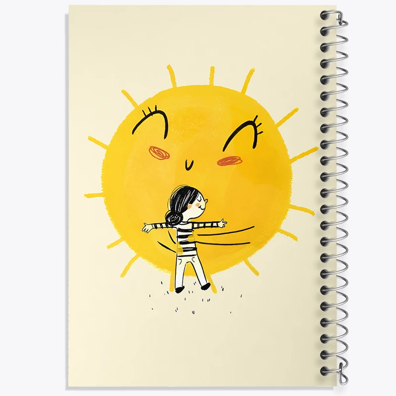 دفتر لیست خرید 50 برگ خندالو طرح خورشید کیوت کد N4511