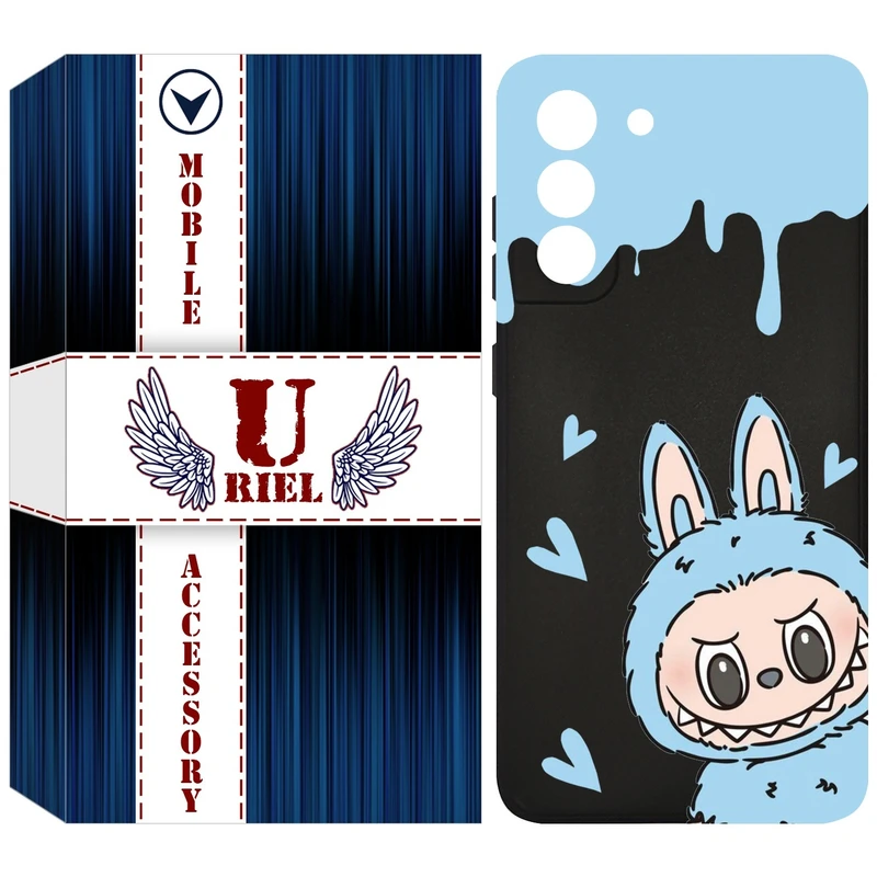 کاور یوریل قاب مدل KSH کد 131 طرح عروسک لبوبو مناسب برای گوشی موبایل سامسونگ Galaxy S21 FE 5G