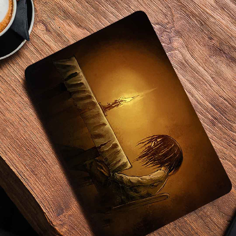 استیکر لپ تاپ طرح Art.Work.dholl 85 کد c-1200مناسب برای لپ تاپ 15.6 اینچ