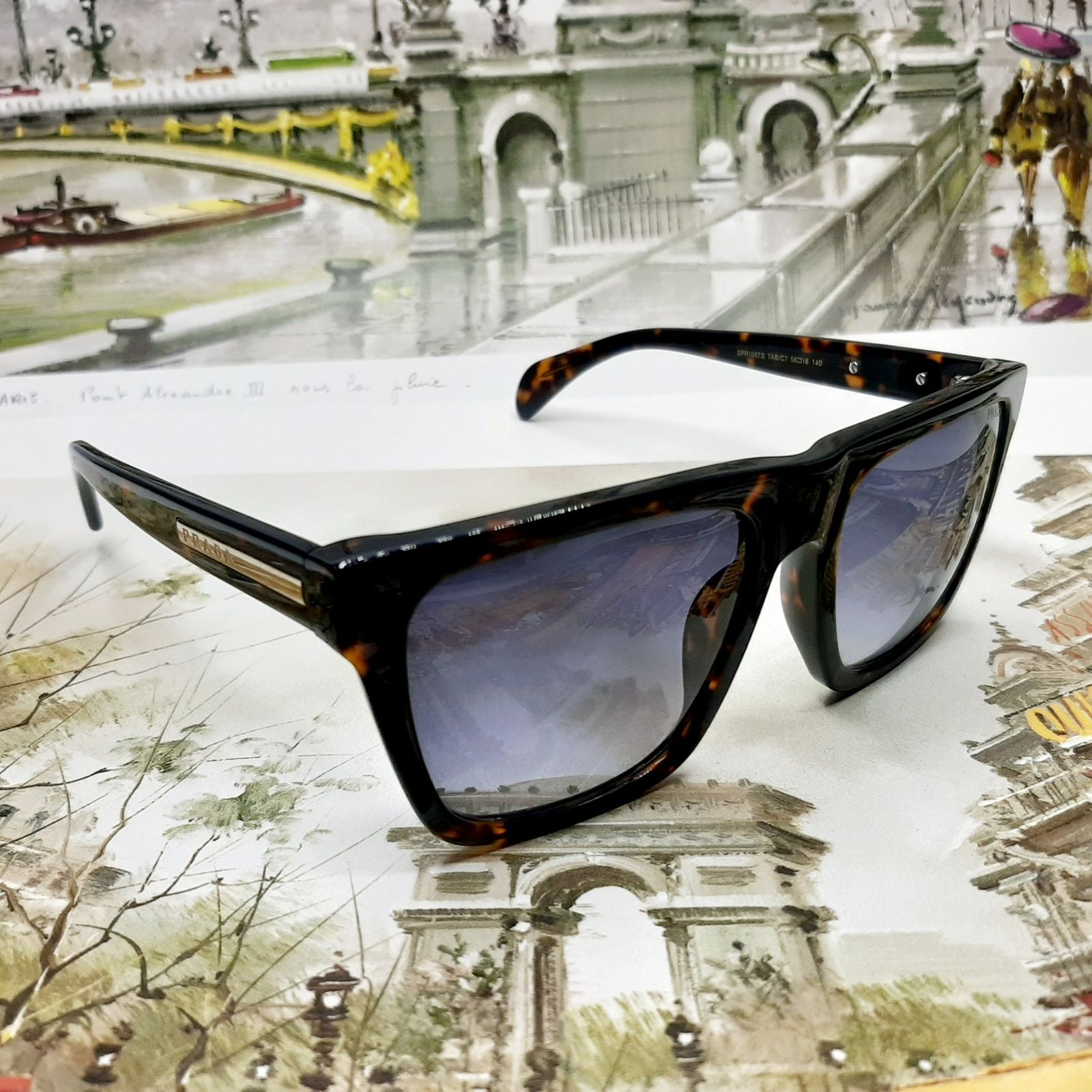 عینک آفتابی پرادا مدل SPR105TStabc7 -  - 3
