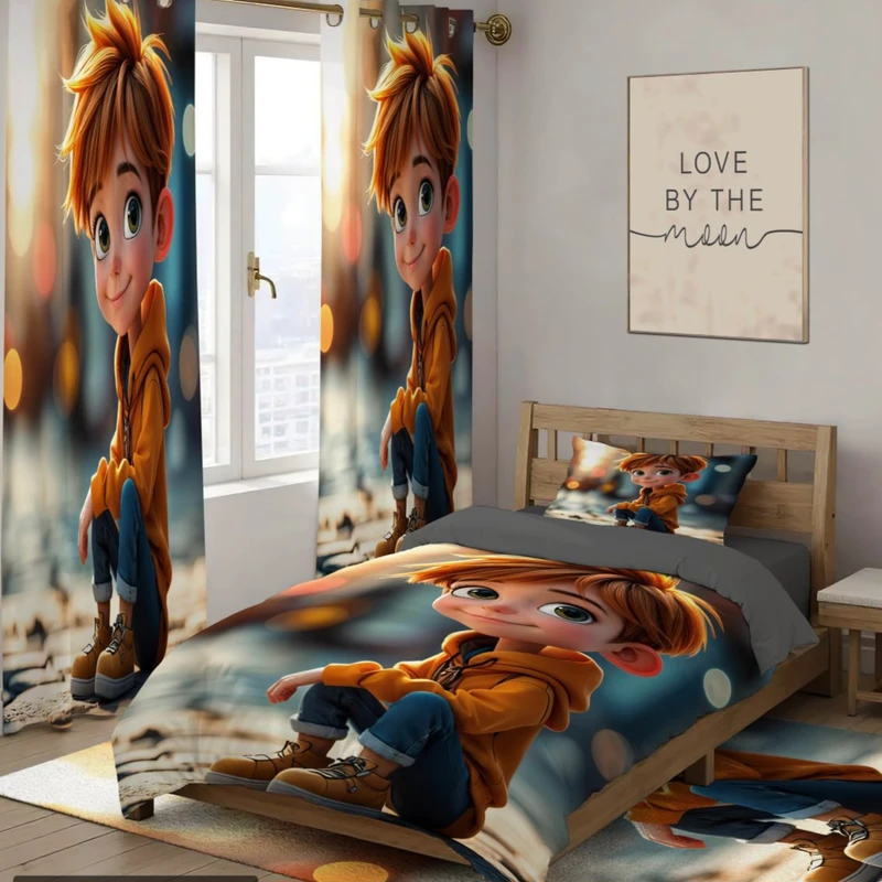 سرویس خواب تک نفره 4 تکه مدل پسرانه ۱۰۰۱