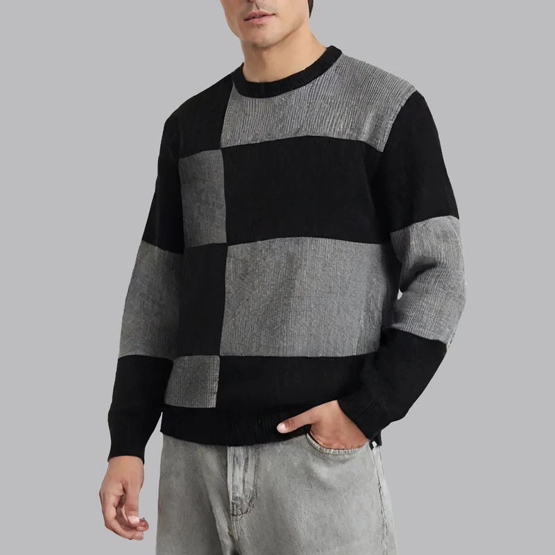 پلیور یقه گرد مردانه ترندیول مدل 839236735