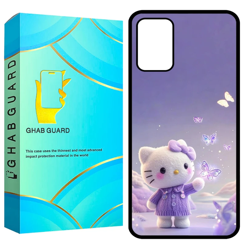 کاور قاب گارد طرح کیتی مدل GCHPA324 مناسب برای گوشی موبایل سامسونگ Galaxy A32 4G