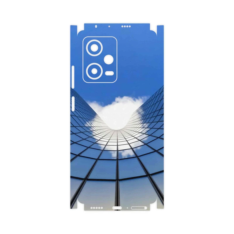 برچسب پوششی ماهوت مدل Glass skyscraper-FullSkin مناسب برای گوشی موبایل شیائومی Redmi Note 12 Pro 5G