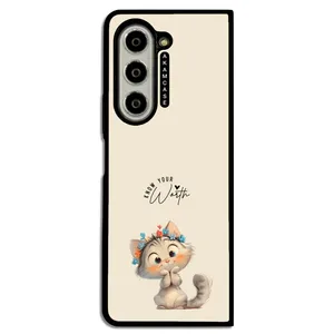 AKAM AMC-WSGZFOLD5-ANIMALS QOUTES-7 Cover For Samsung Galaxy Z Fold 5