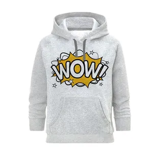 هودی زنانه مدل WOW  کد J242 رنگ طوسی