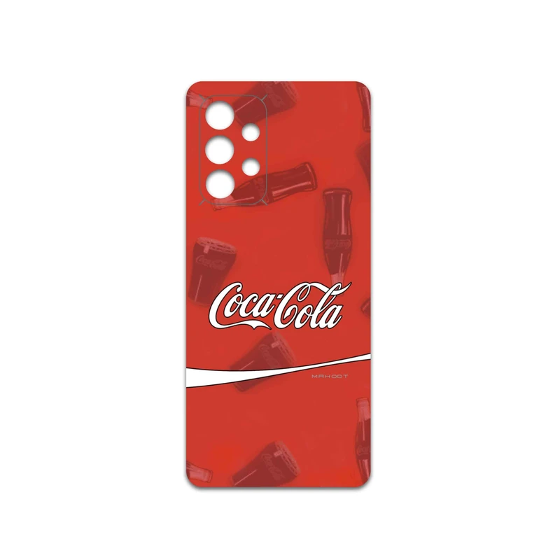 برچسب پوششی ماهوت مدل Coca-Cola-Logo مناسب برای گوشی موبایل سامسونگ Galaxy A53 5G