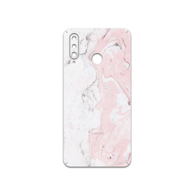 برچسب پوششی ماهوت مدل Blanco-Pink-Marble مناسب برای گوشی موبایل هوآوی P30 Lite