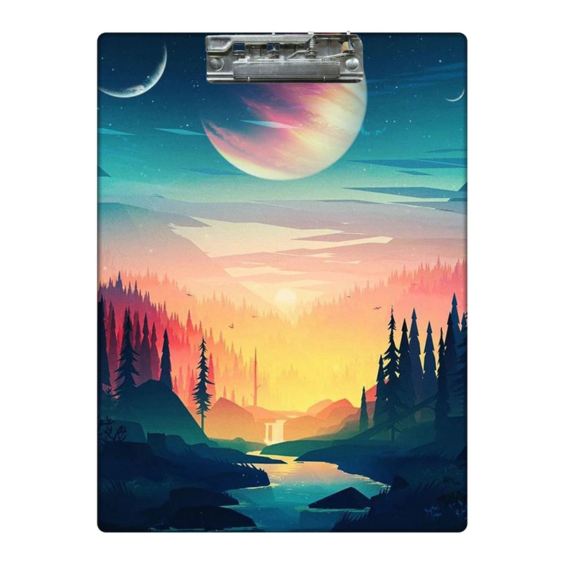 تخته شاسی طرح زمین و کهکشان  کد 5288038 سایز A4