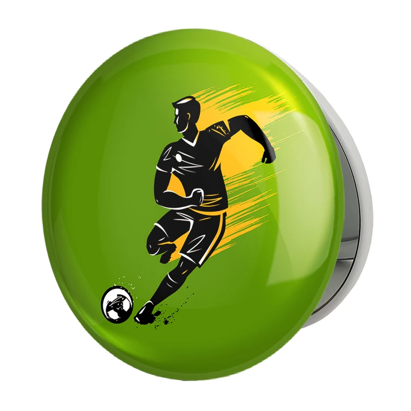 آینه جیبی خندالو طرح فوتبال Football مدل تاشو کد 25942 