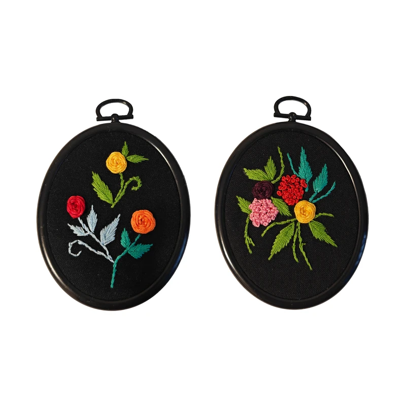 تابلو گلدوزی مدل بهار 02 بسته دو عددی