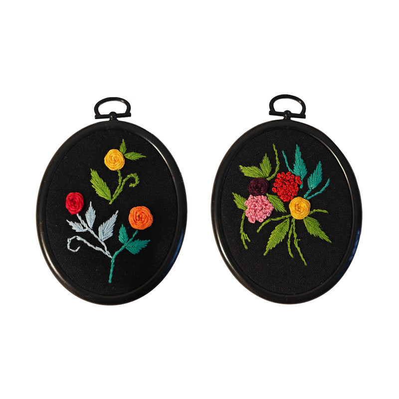 تابلو گلدوزی مدل بهار 02 بسته دو عددی