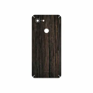 MAHOOT Burned Wood Cover Sticker for Google Pixel 3