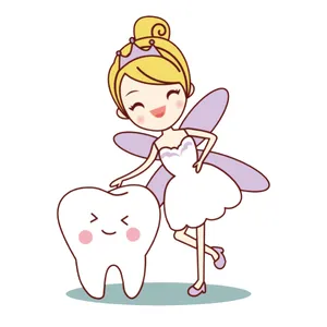 تاپر تزیین کیک مدل فرشته دندونی کد005