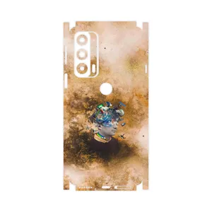 MAHOOT Collage of surreal Portrait of Men-FullSkin Cover Sticker for Motorola Edge 20