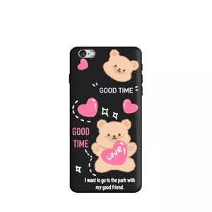 کاور طرح خرس دخترانه کد f3967 مناسب برای گوشی موبایل اپل iphone 6 / 6s