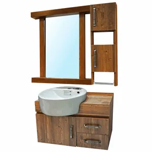 ست کابینت و روشویی مدل میلانو کد 541 به همراه آینه و باکس