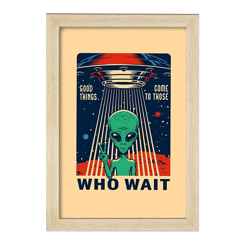 تابلو خندالو مدل آدم فضایی ها کد F10487