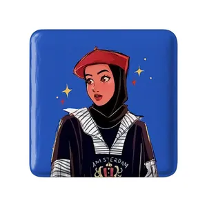 مگنت خندالو مدل دخترانه باحجاب کد 26004