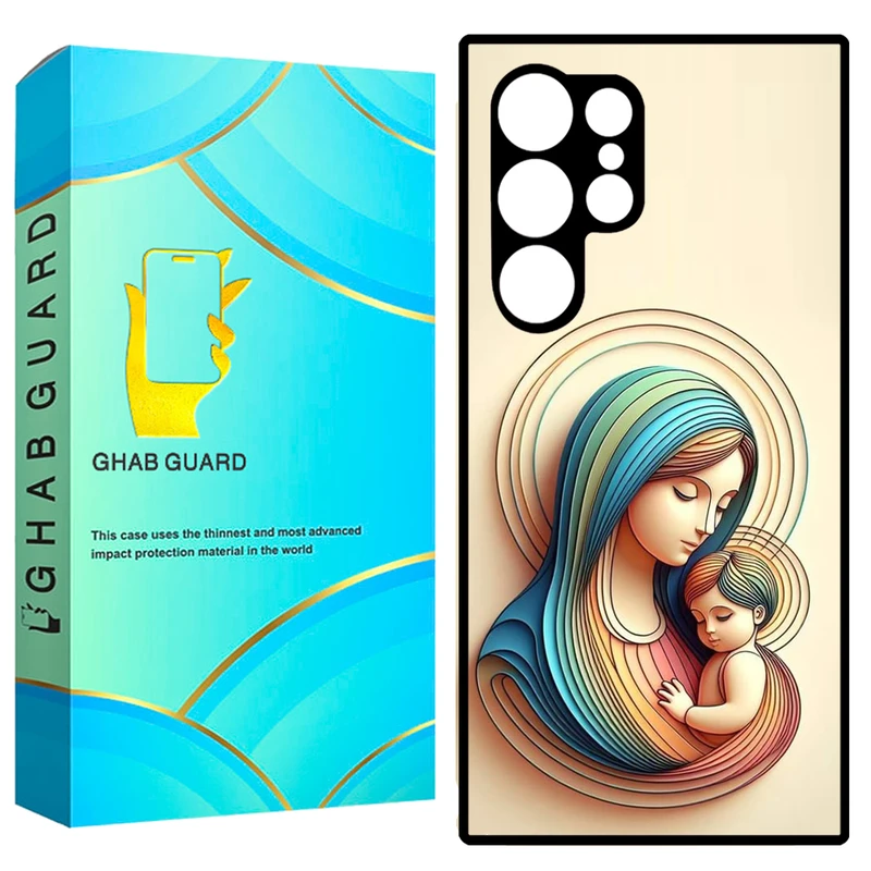 کاور قاب گارد طرح مادر و بچه مدل GCHPS23U مناسب برای گوشی موبایل سامسونگ Galaxy S23 Ultra 5G