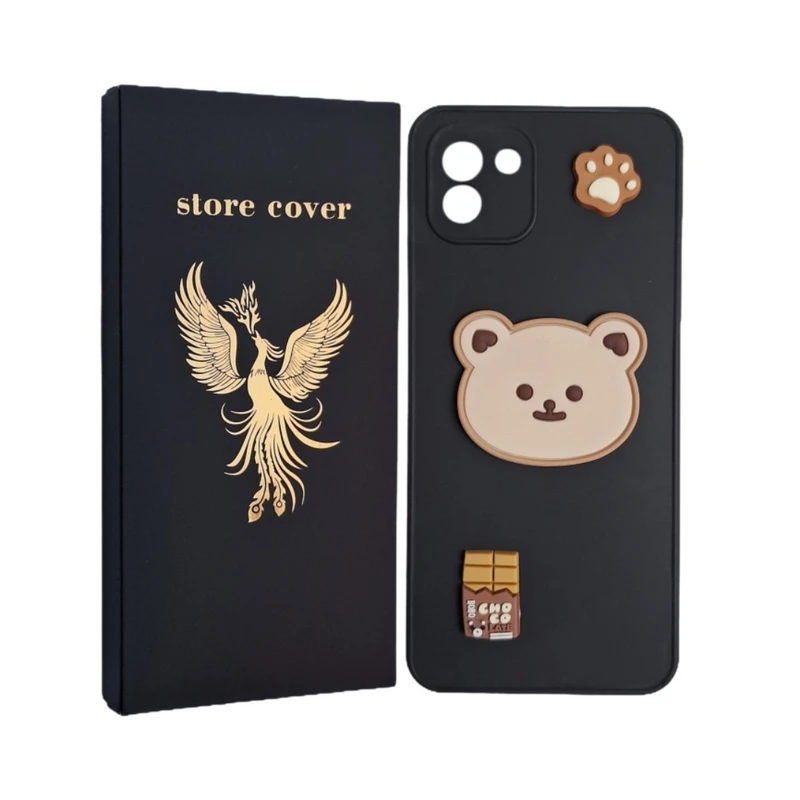 کاور استور کاور طرح عروسک برجسته مدل a03 مناسب برای گوشی موبایل سامسونگ Galaxy A03