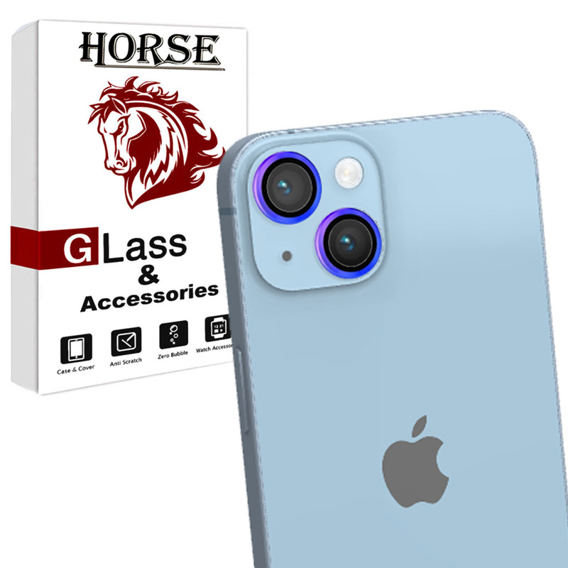 محافظ لنز دوربین هورس مدل RINGHORS مناسب برای گوشی موبایل اپل iPhone 14 Plus