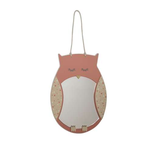 آینه دکوراتیو طرح جغد مدل MKids33D